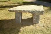 Custom Stone Bench